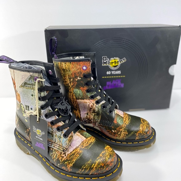 NEW DR MARTENS 1460 BLACK SABBATH LACE UP BOOTS - Picture 12 of 16